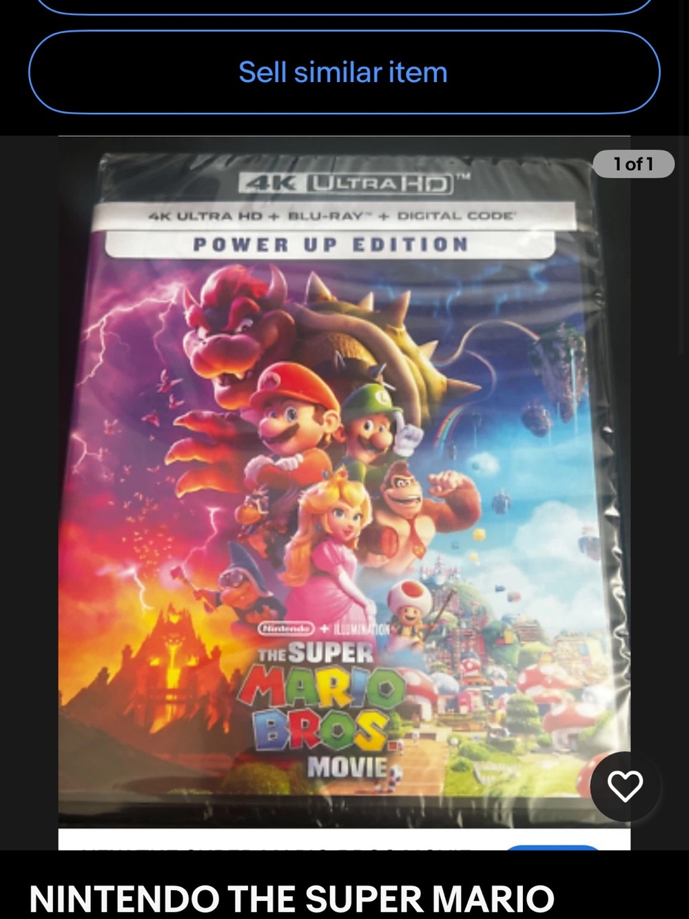 Nintendo The Super Mario Bros. Movie 4K Power Up Edition - Blue, Red, Purple
